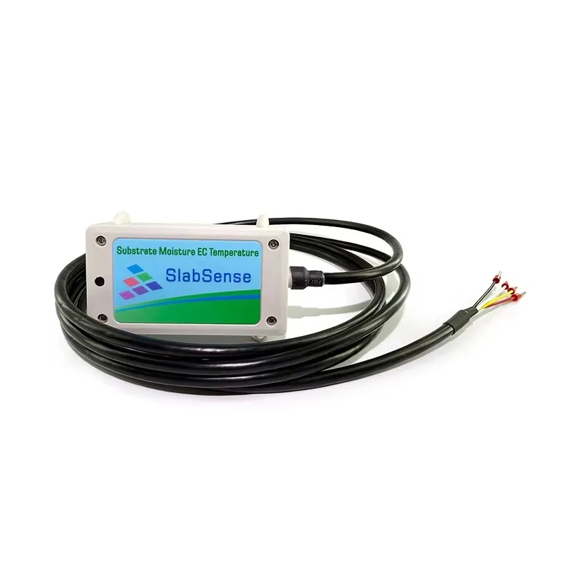 

SlabSense VPD Substrate Moisture, Temperature EC Agricultural Substrate Sensor for Rockwool and Cocopeat -Measures RS485 Modubs