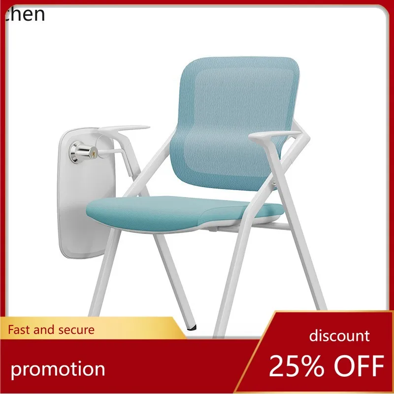 ZML Conference Chair with Desk Board Writing Board Training Class Chair Desk Chair