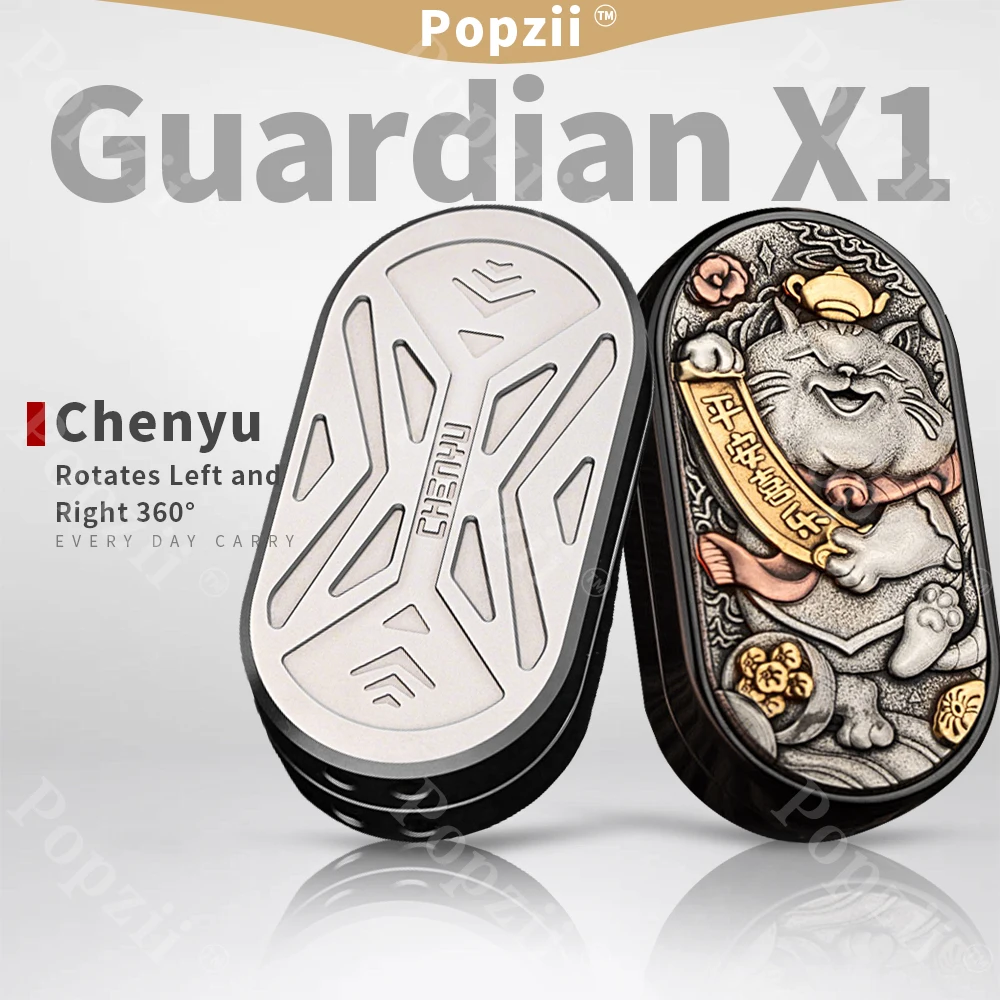 

Chenyu G10 Dopamine Colors Guardian X1 вращается левый и правый на 360° ° Механический слайдер, игрушка-непоседа, крутой гаджет, игрушки для беспокойства