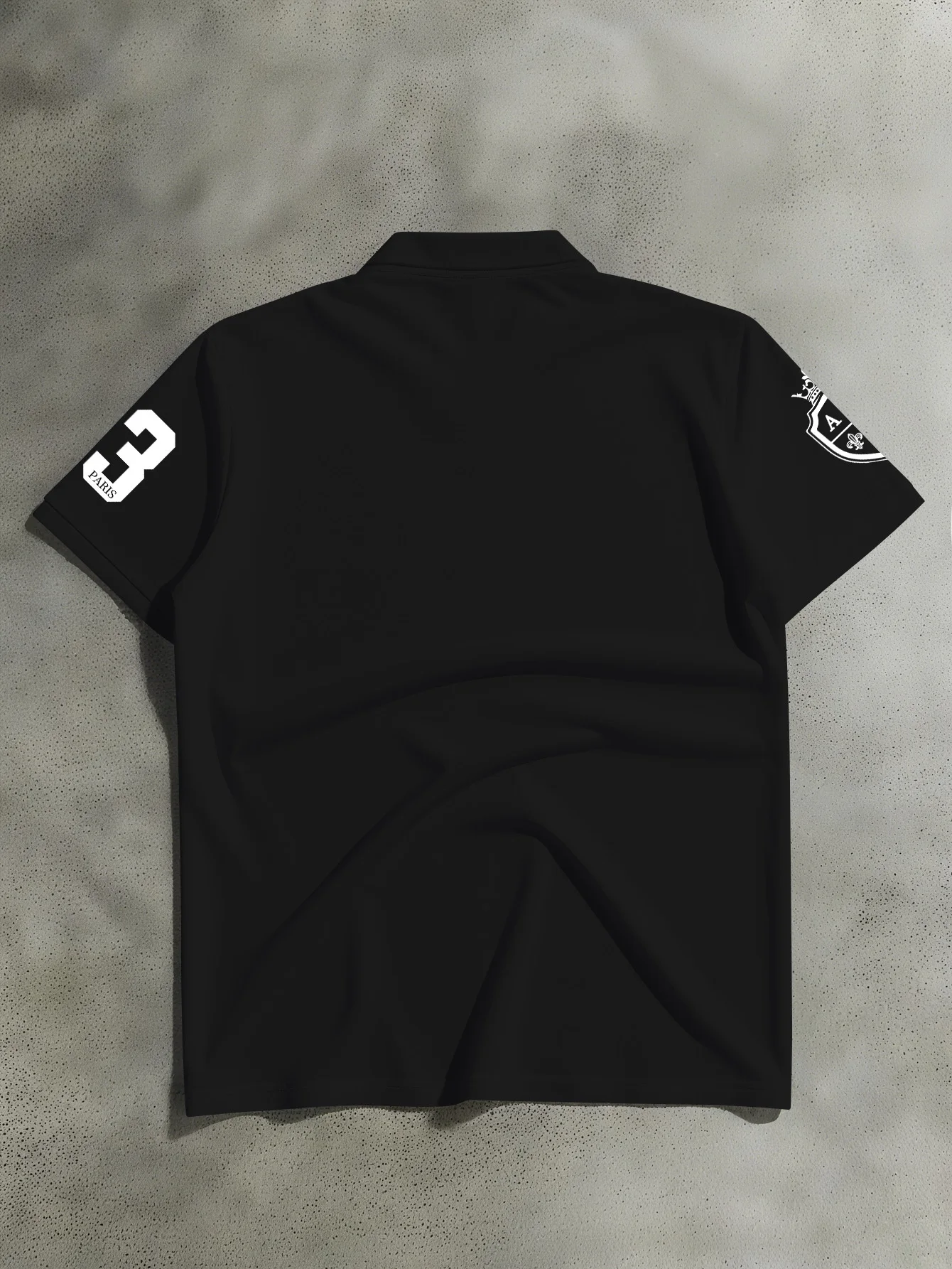 2026 Summer New Men's Short Sleeved Polo Shirt, Paris "Paris" Letter Printed Polo Shirt, Suitable for Outdoor Sports - view 2