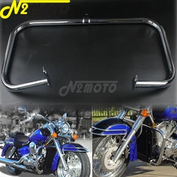 For Honda Shadow Aero VT 750 750C 400 Motorcycle Chrome Engine Guard Highway Crash Bar Guard Fence Protector Bumper 2004-2011