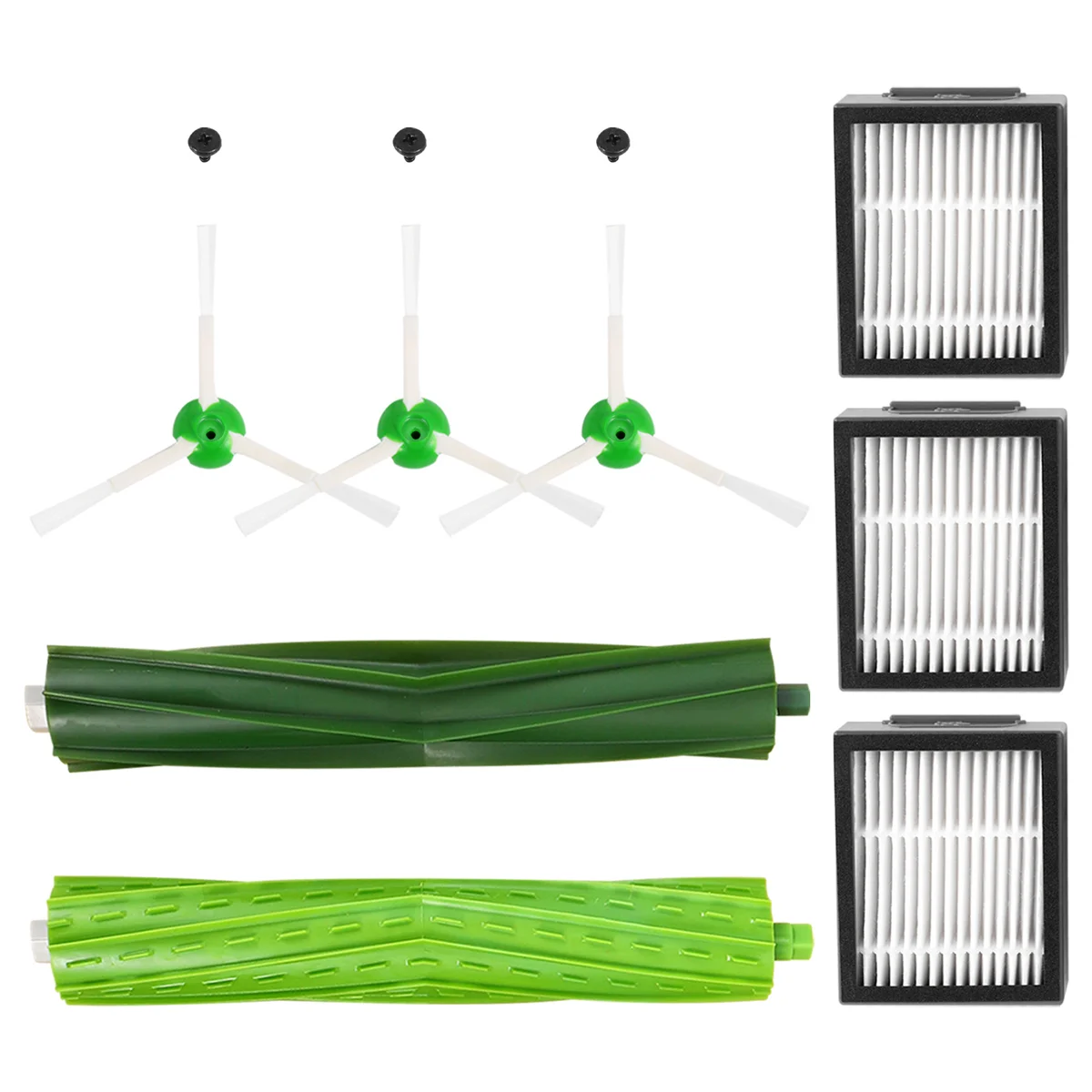 Replacement Brushes and Filter Kit for IRobot Roomba Series E5 E6 I7 I7+ Vacuum Cleaner Parts