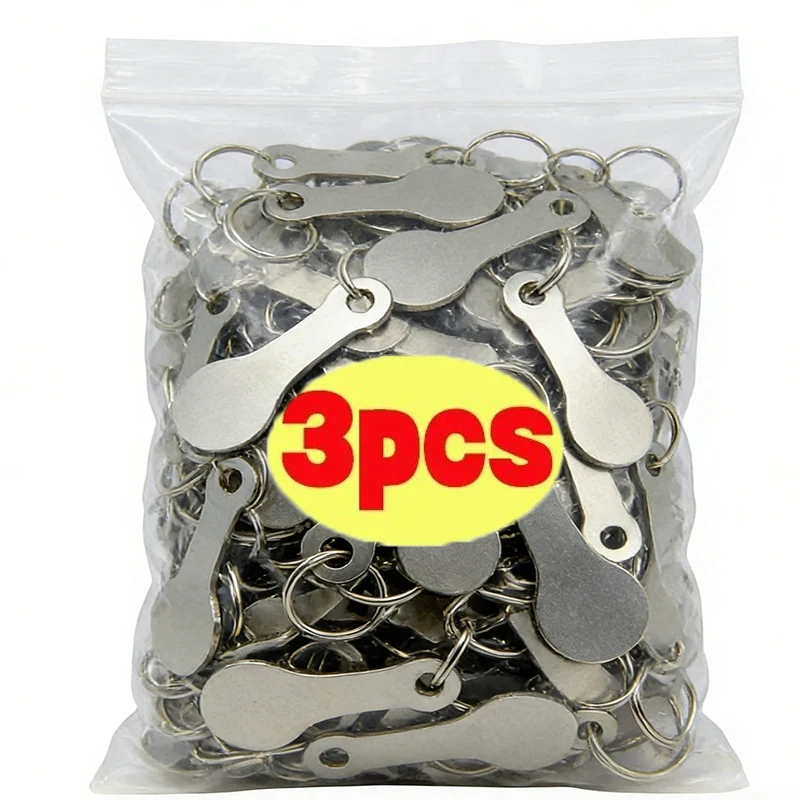 Silver Metal Shopping Cart Tokens Trolley Token Key Ring Decorative Keychain Multipurpose Shopping Portable for Home Outdoor
