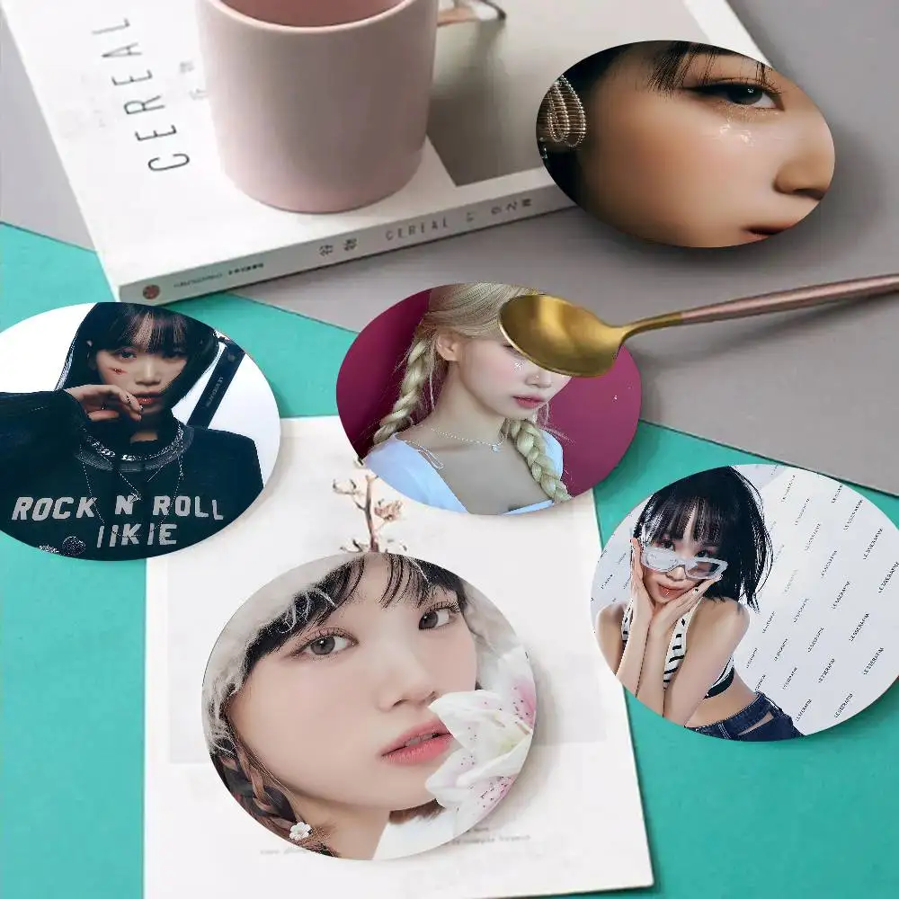 Kim Chae Won Kpop Wooden Coasters Heat Resistant Non-Slip Ho