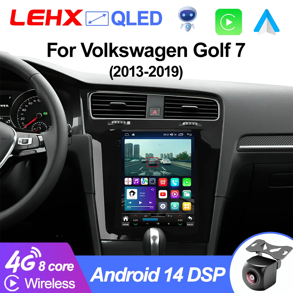 LEHX L6 Wireless CarPlay Android Auto Radio for 9.7