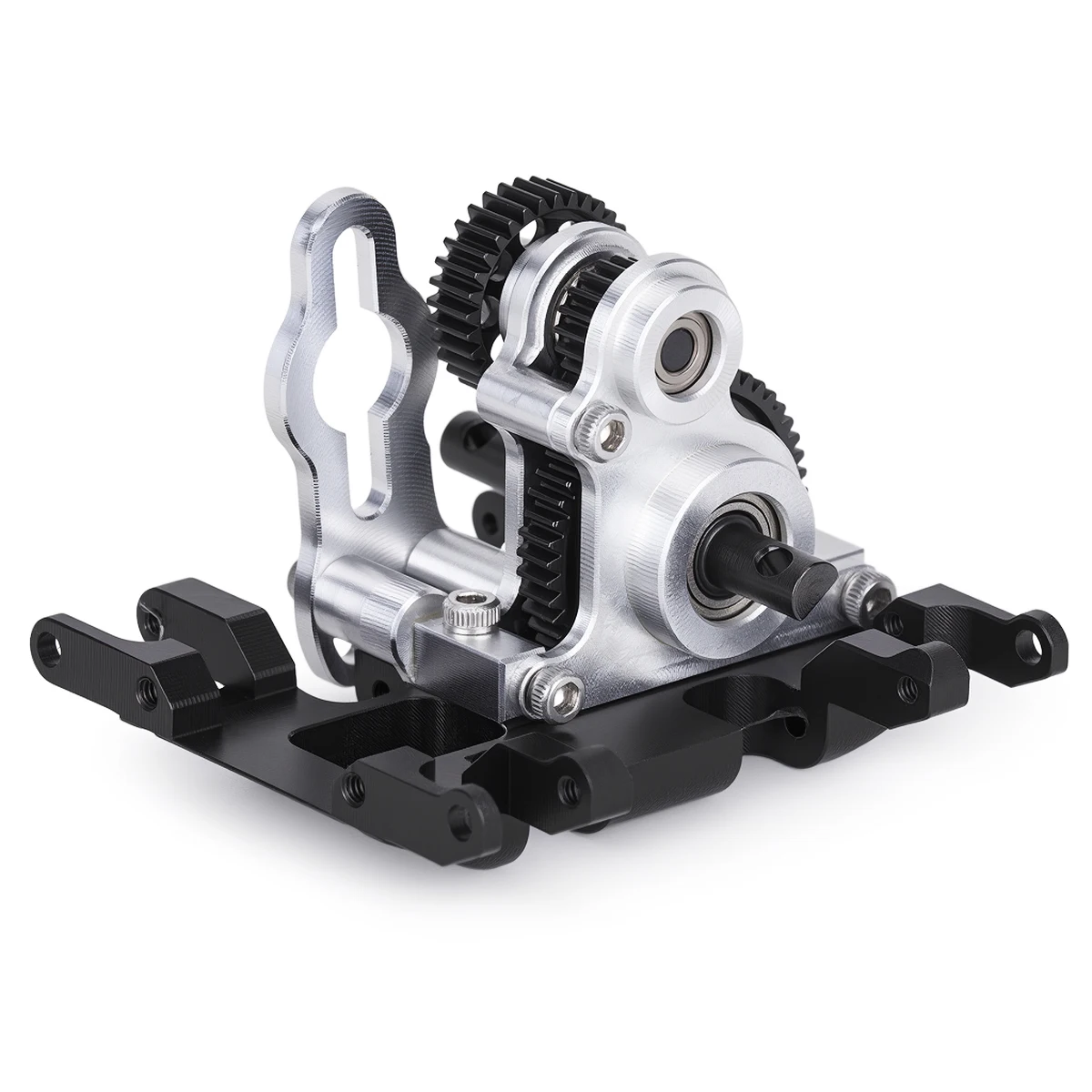 Ultralight Aluminum NOD-24 Transmission for SCX24 AX24 Custom Build 1/24 RC Crawler Competition Gearbox Low CG Motor Mount 2.