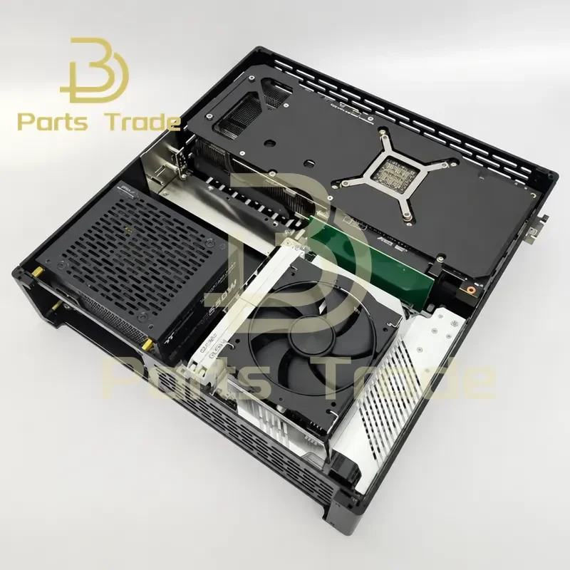 for S59 S60 6L Portable Mini ITX PC Case Horizontal Installation SFX PSU Triple Fan GPU Compatible