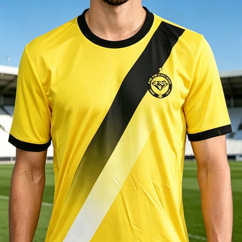 Sommer-Fußballtrikots für Herren, Radsport-Shirts, Maccabi Netanya Heim- und Auswärtstrikots, Schnelltrocknende Trikots, Team-Uniform, Familien-Set – Detail 7