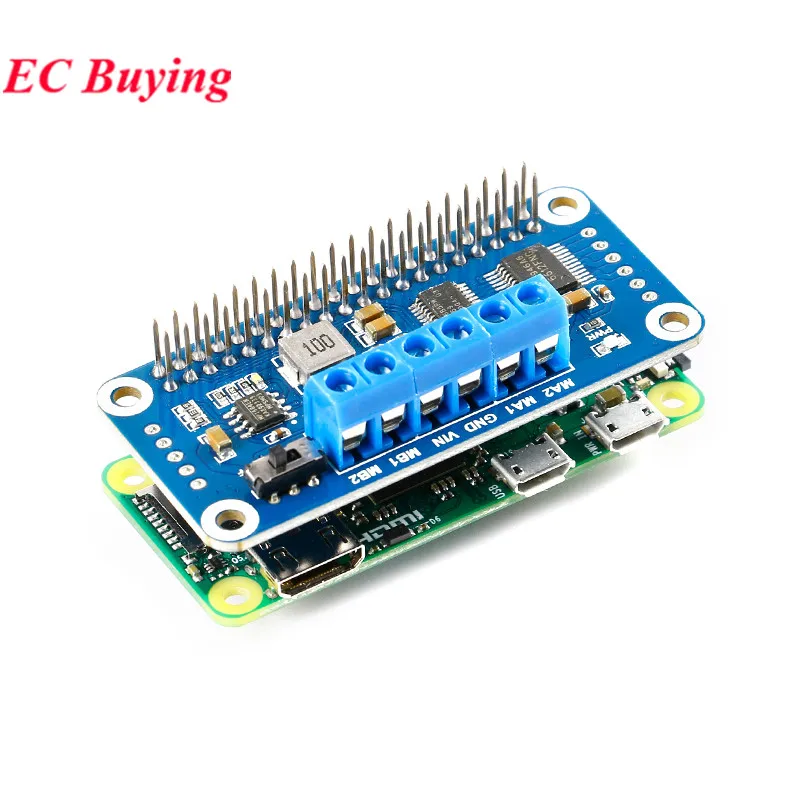 Motor Driver Board Module Shield Expansion Board HAT TB6612FNG PCA9685 I2C IIC Interface for Raspberry Pi 4th Generation 3B 3b+
