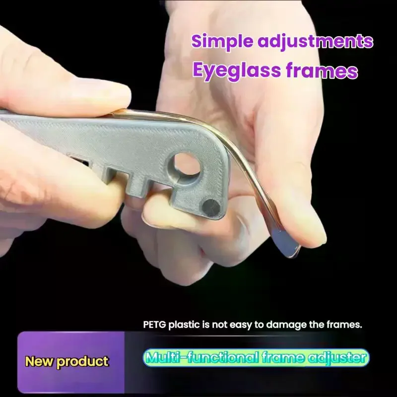 2PCS Eyeglass Curvature Adjuster Glasses Frame Bender And Temple Arms Nose Pads Adjuster Professional Optician Tool