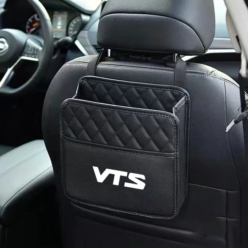 

Car Storage Box Back Seat Place Water Cup Portability With logo Storage Bag Stowing Tidying For Citroen VTS Auto Accessories