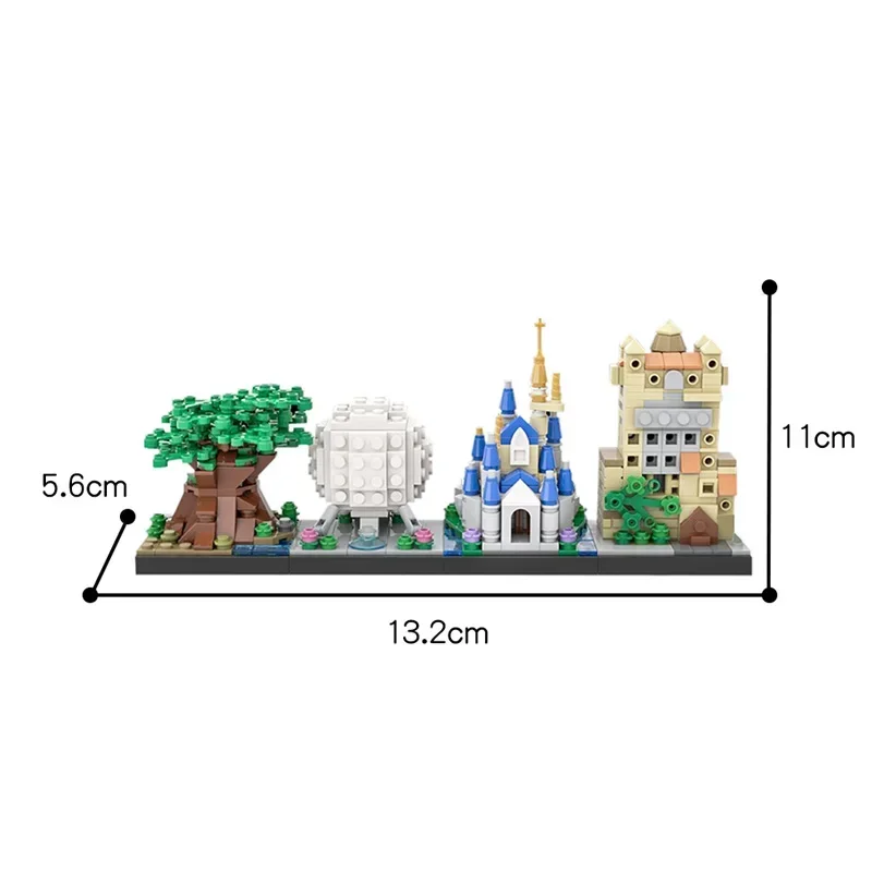 Princess Series Castle Building Blocks Magic Castle Bricks Girls Friend Educational Toys For Children Anime childhood MOC