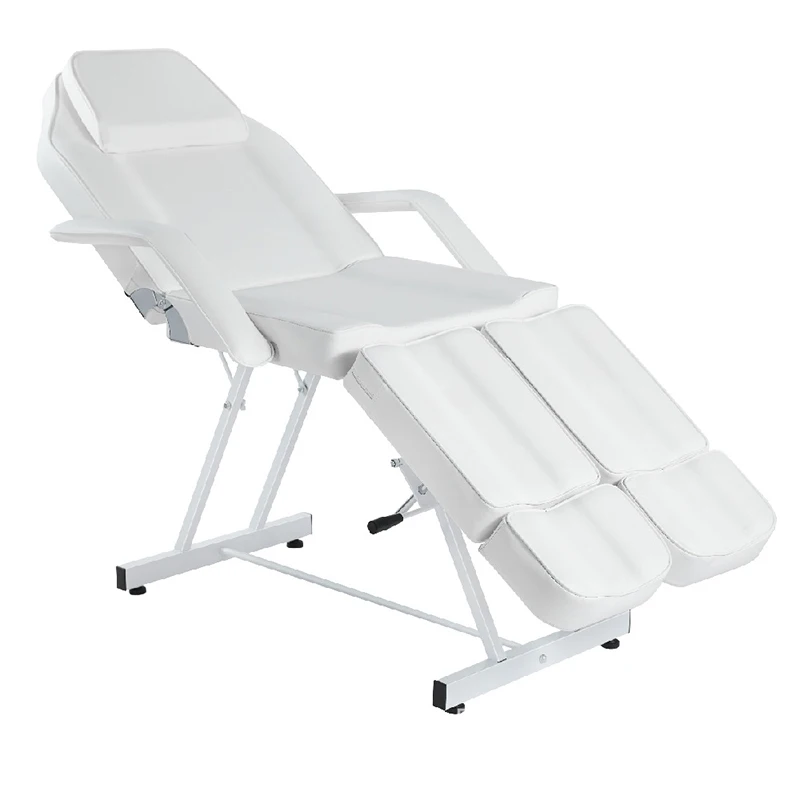 Massage bed, beauty bed, barber chair, black and white massage chair, adjustable split-leg tattoo chair, massage chair