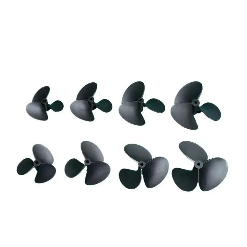 3-Blade Glass Fiber Nylon Propeller 5mm Bore 90mm RC Boat Prop CW CCW for RC Net Pulling Boat Model Ship Spare Parts