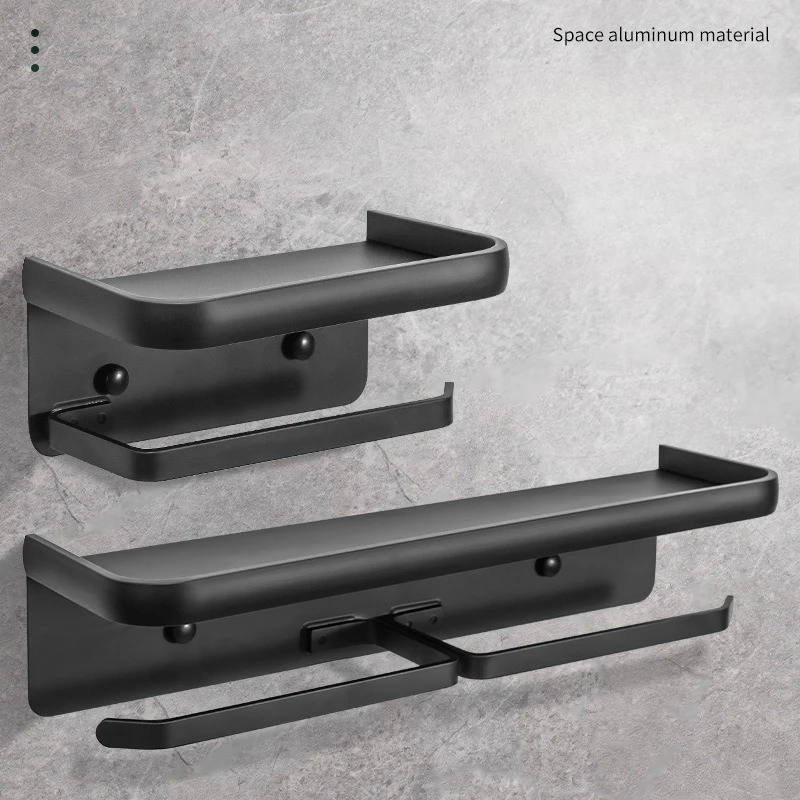 

Настенный держатель для туалетной бумаги - стеллаж для хранения коробки для салфеток в ванной комнате без удара, диспенсер для рулонной бумаги из нержавеющей стали для дома