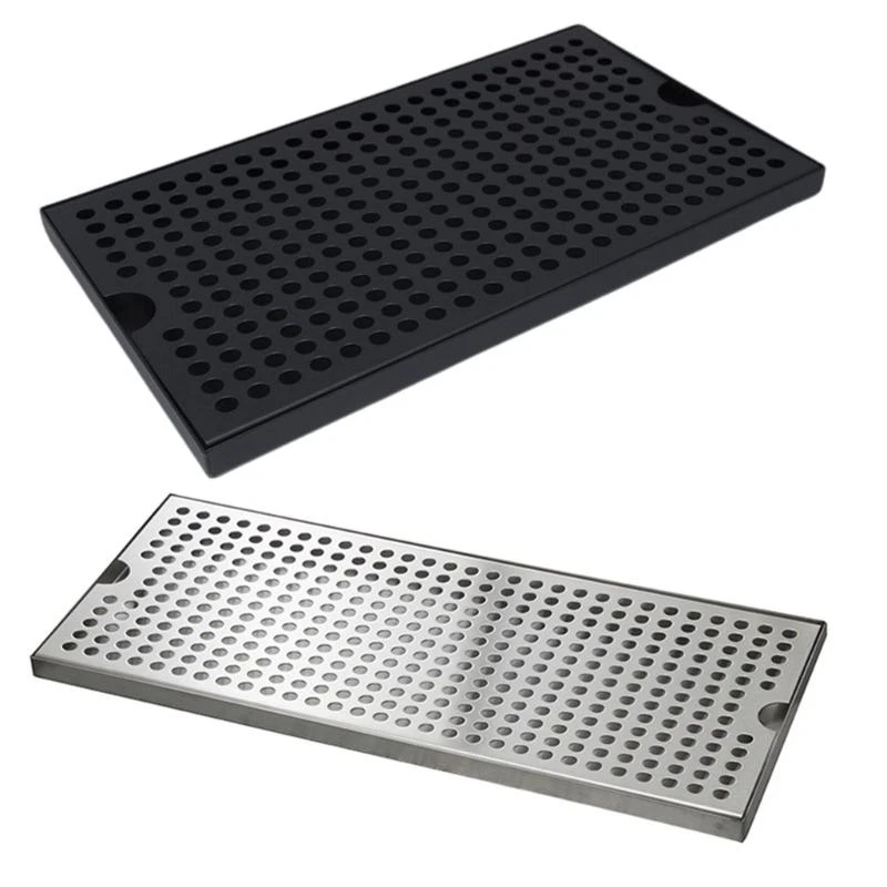 

652F Beer Towers Drip Pan Surfaces Mount Beer Drip Tray Without Drain Drainage Type Plate for Beer Towers And Bar Beer Dispenser