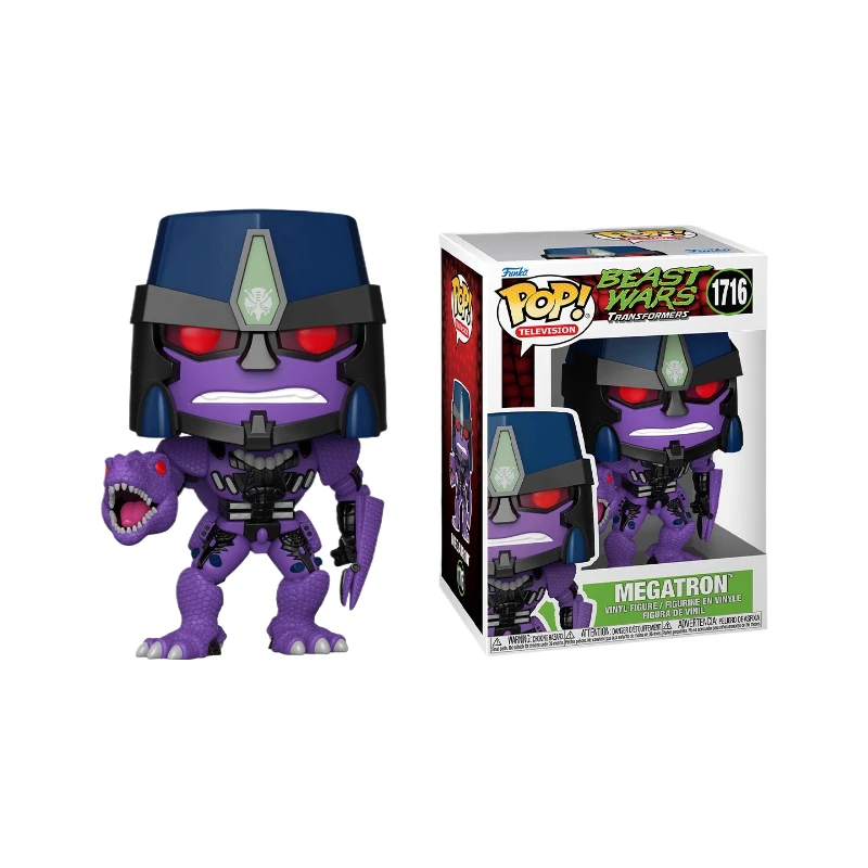 FUNKO POP Beast Wars: Transformers – Rhinox، Megatron، Optimus Prime Anime Desktop Decoration Ornament Model Toys قابلة للجمع