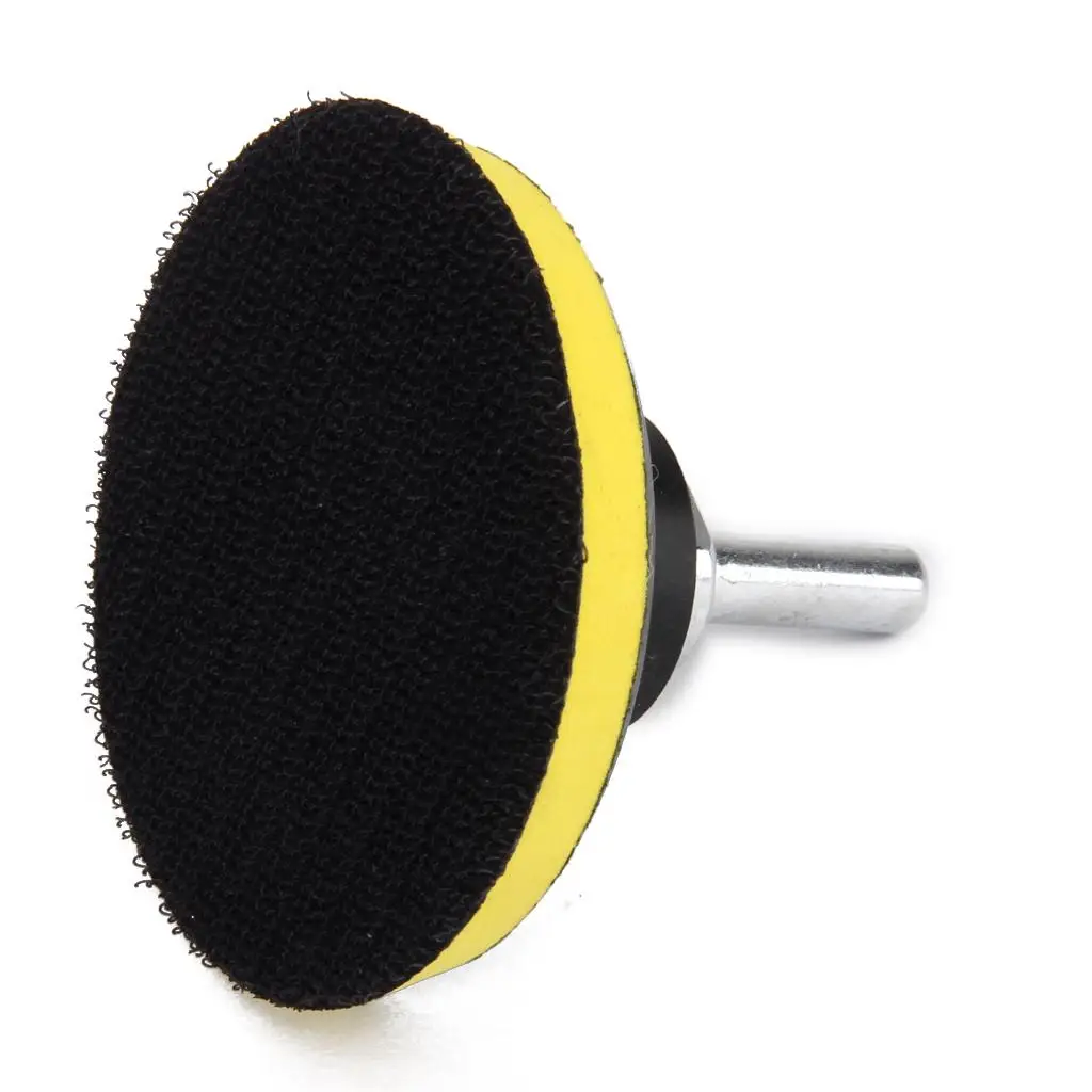 Synthetic Wool Pad Backing Plate Polishing Buffing Pad Drill Adapter for Eccentric Polishing Machine Auto Metal