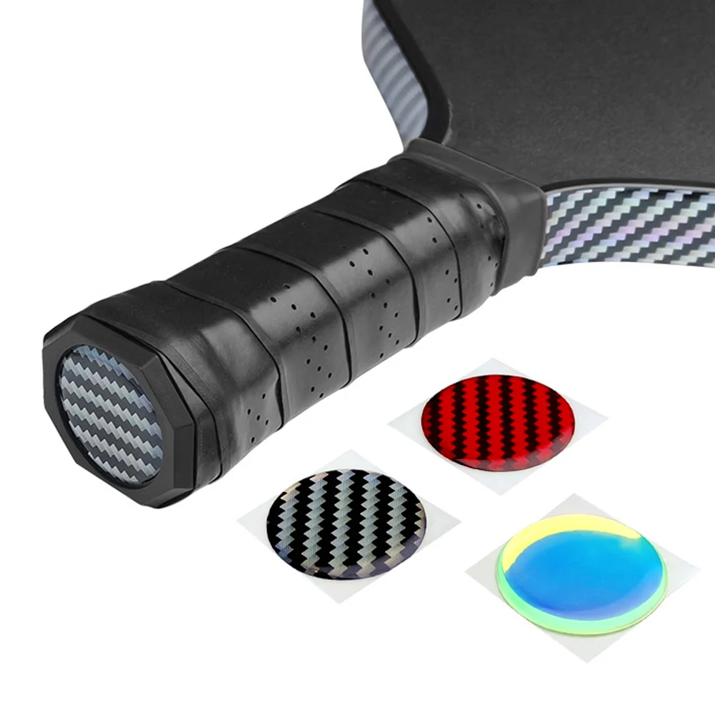 5 قطعة مضرب كرة المخلل الغطاء السفلي 30 مللي متر بولي كلوريد الفينيل مجداف بعقب نهاية غطاء ثلاثية الأبعاد الإبداع ملصق ل Pickleball مقبض الملحقات