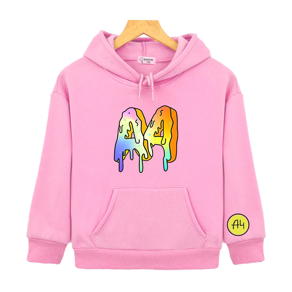 А4 Donuts Hoodies Merch A4 Lamba Sweatshirt Boy Girl Long Sleeves Tops Children Baby Clothing Y2k Clothes Pullovers for Kids