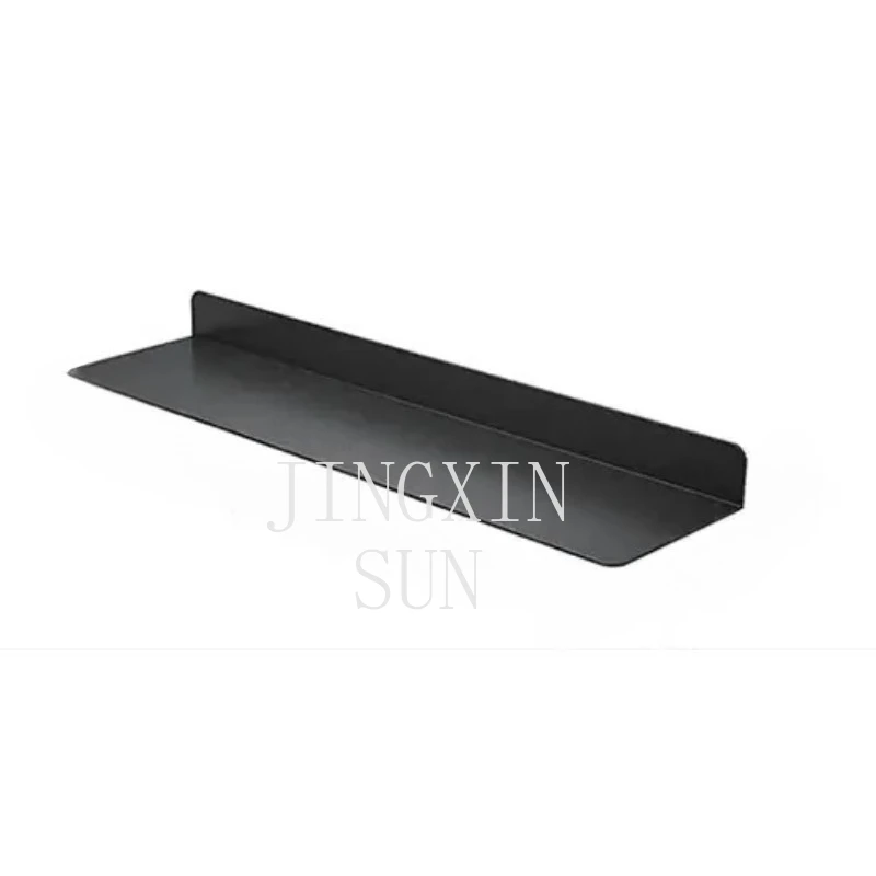 

Simple one-word board, wall luminous shelf, living room figurine shelf metal plate shelf, bookshelf wall display shelf
