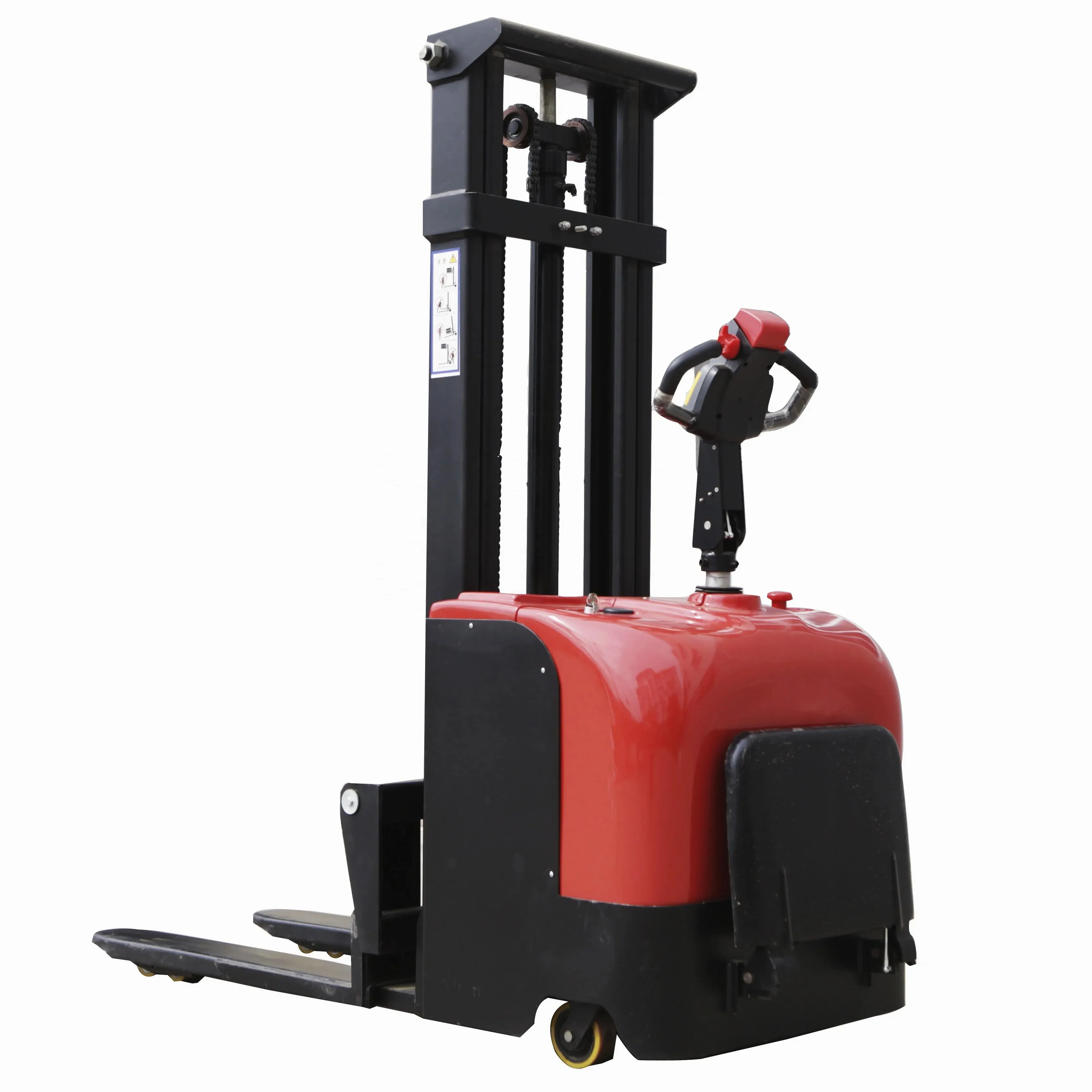 1.5 2Ton Electric Manual Pallet Crane Stacker Narrow Aisle Smart Hand Fork Lift Mini CE Reach Truck Walkie Forklift Self Loading