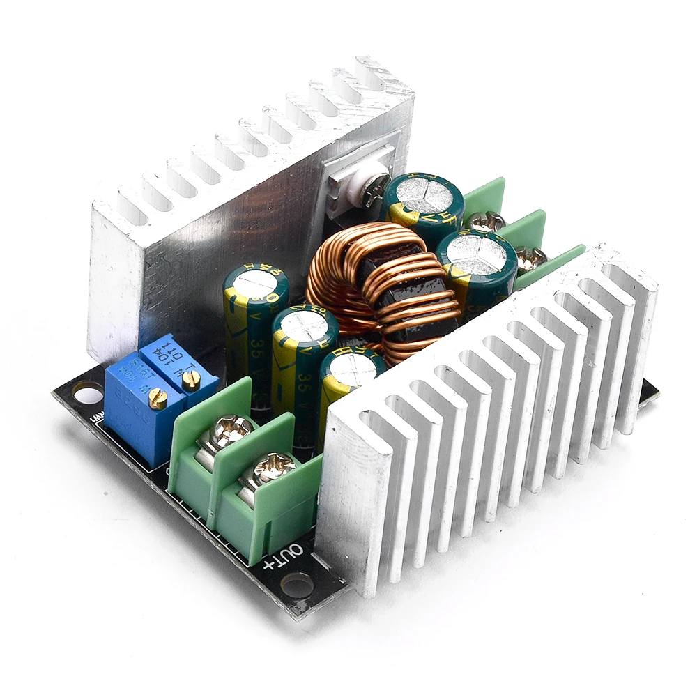 300W 20A DC-DC Buck Converter Step Down Module Constant Current LED Driver Power Step Down Voltage Module Electrolytic Capacitor