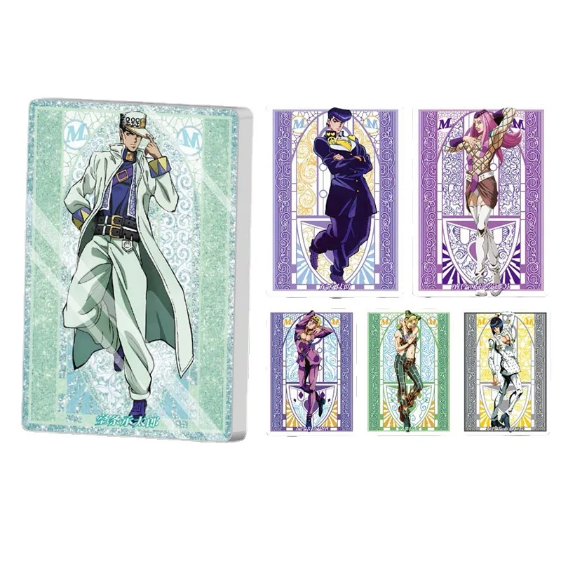 NEW Anime JoJo Bizarre Adventure Jojo Cards Characters Collection Hobby Game Collectibles for ZX Thick Metal Card Kids Gift Toy