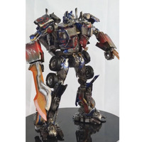 TOTOTOY BMB Custom Painted LS03 Battle Damaged Version Transformation Masterpiece OP Commander Action Figure Movie Model Car Toy