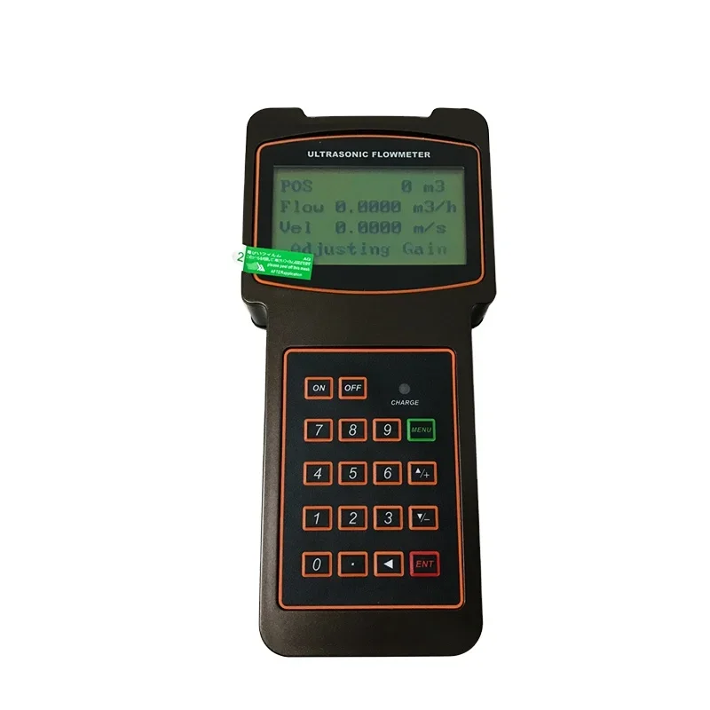 battery portable handheld clamp on open channel ultrasonic flow meter ultrasonic arduino digital handheld water flow meter water