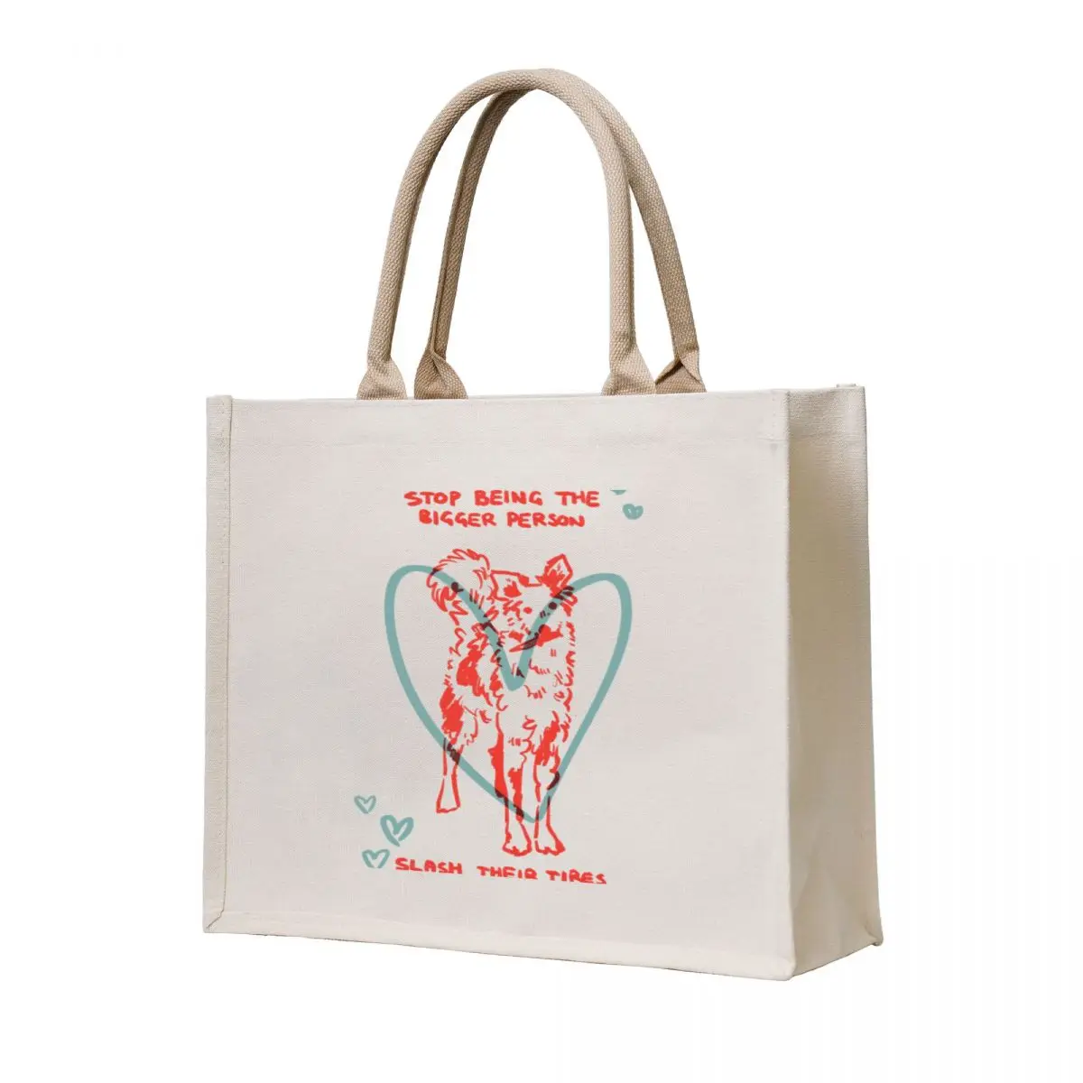 

stop being the bigger person! Tote Bag hand bag tote bag men's hand bags Handbags women