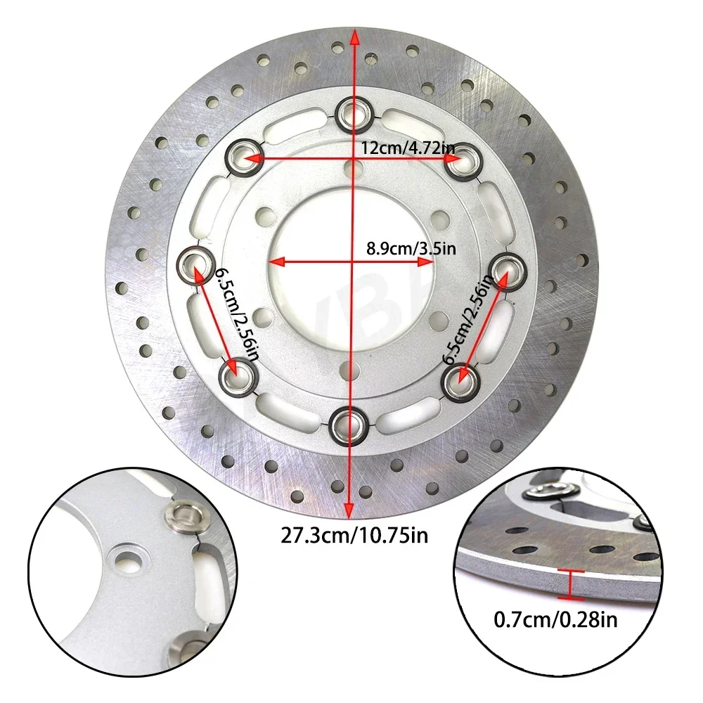 

Motorcycle Rear Brake Disc Rotor Floating 7mm For Suzuki VZR 1800 Boulevard M109R 2006-2016 2015 2014 2013 2012 2011 2010 2009