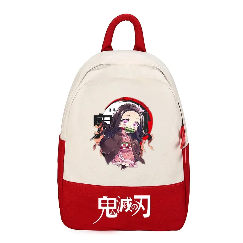 

Japanese Manga Ghost Slaye RCartoon Pattern Peripheral Student School Bag Large Capacity Backpack Backpack Fashion Accessories