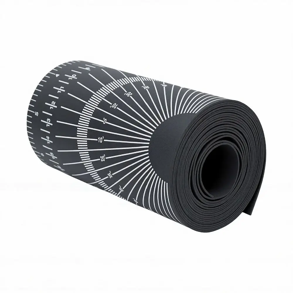Flexible Pipe Measuring Tool Finely-Printed Scale Wide Measurement Range Layout Gauge PVC Cloth Degree Scale