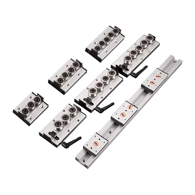 Dual-As Geleiderail Lineaire Rail 1 st SGR15N 550mm-1500mm + Hoge Snelheid Guider Vergrendeling Slider SGB15N Met Slot - afbeelding 2