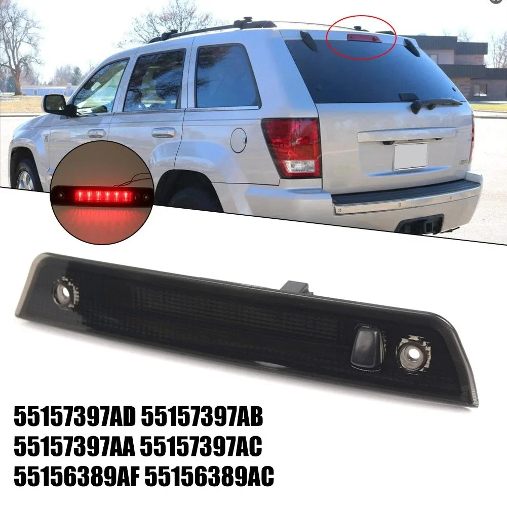 

Дымчатый светодиодный задний фонарь, центральный высокий крепление, третий, 3-й стоп-сигнал, лампа для Jeep Grand Cherokee 2005-2010 55157397AD