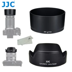 JJC (1+1) Flower + Round Shaped Lens Hood Shade for Canon EOS R50 Kit 18-45mm 52-210mm Dual Lens Kit Replaces Canon ET-60B