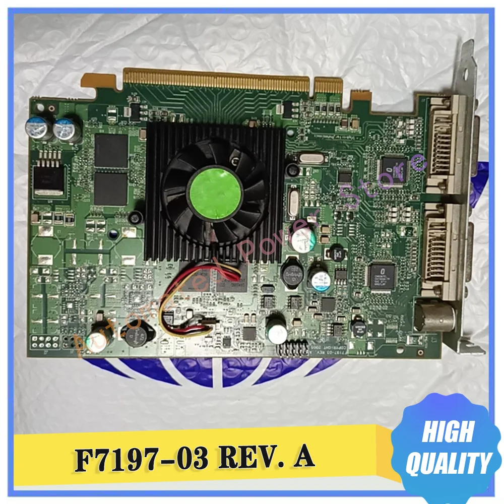 F7197-03 REV. A PH-E128APVF Graphics Card PCI-E Interface Dual DVI Interface