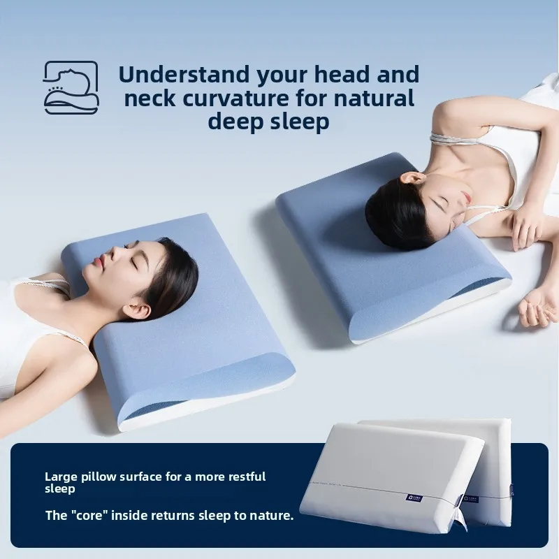 

Life Planet Memory Foam Pillow Slow Rebound 0 Pressure Neck Support Hotel Standard Bedding Cushion Hard Support Office Use