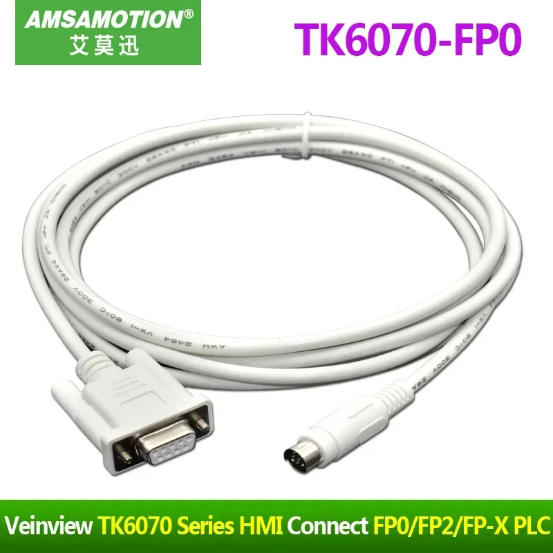 ALS TK6070-FP0 For Panasonic FP0/FP2/FP-X Series PLC Connect Veinview TK6070IH/IK/IPTouch Panel HMI Programming Cable