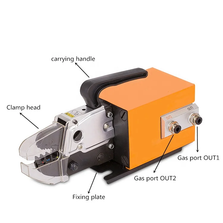 pneumatic cable terminal crimpers machine air hand wire crimping tool machine