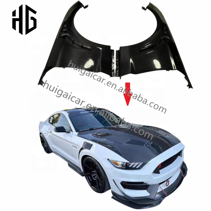 

New Product for GT500 Shelby Car Front Fenders for Ford Mustang Half of Carbon Side Fenders