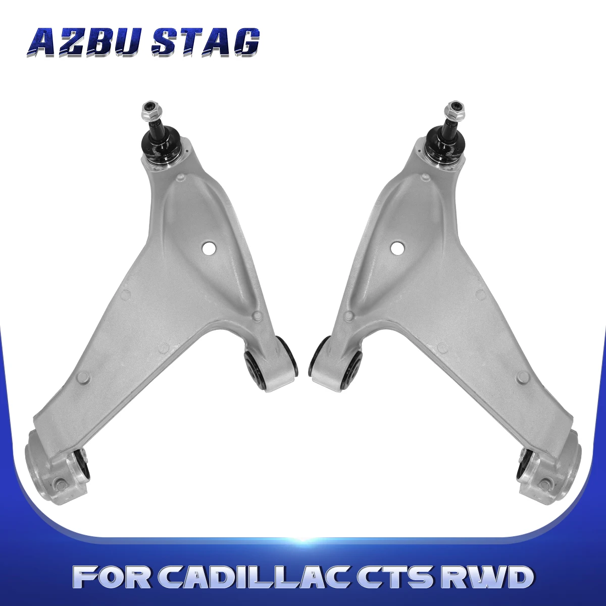 AzbuStag 2Pcs Front Lower Control Arm Suspension for Cadillac CTS RWD 2008 2009 2010 2011 2012 2013 2014 2015 15250265