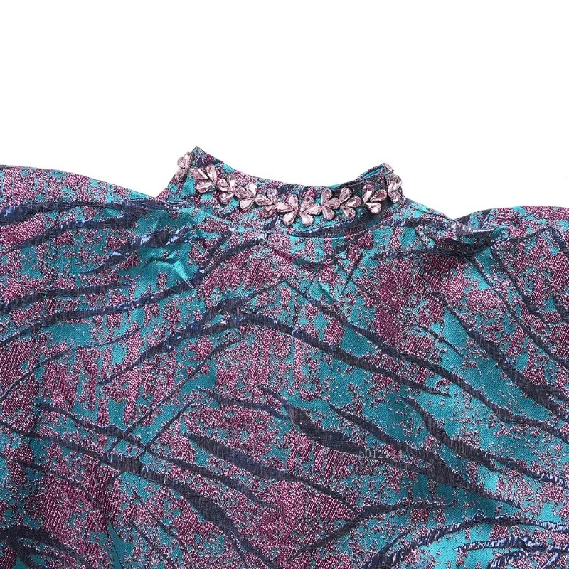 عبايات للنساء دبي فساتين راقية إسلامية أفريقية بروكيد بوبو رداء جلابة فام قفطان مغربي فساتين الحفلات المسائية #4