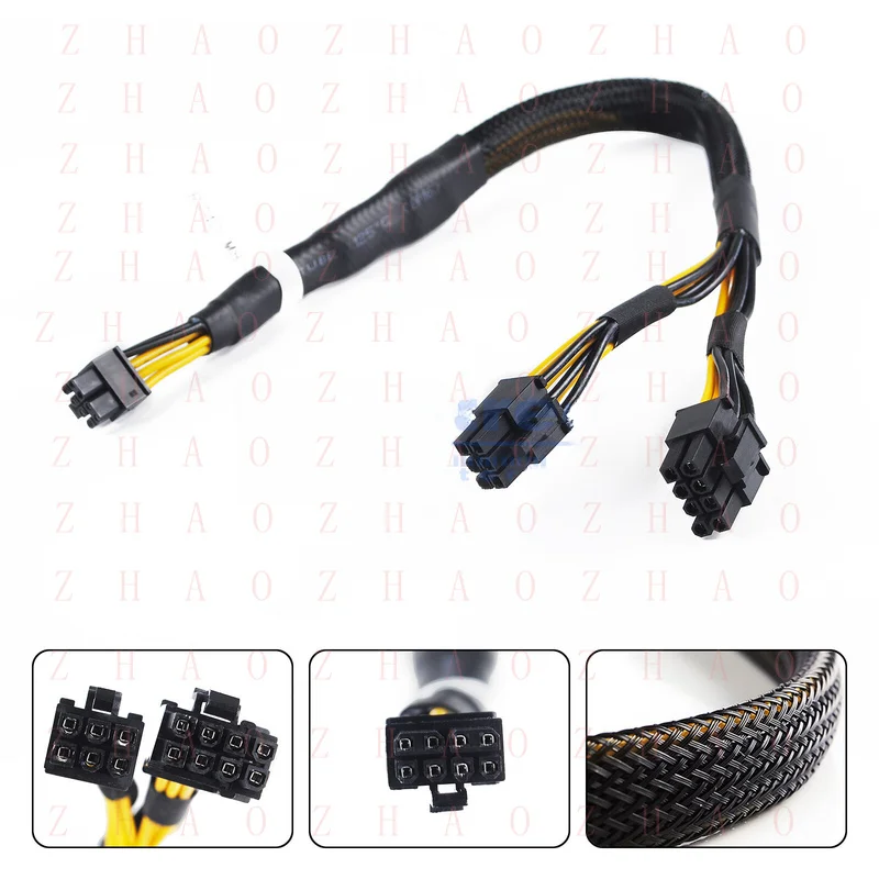 L+ 40cm for Dell 0TR5TP R740 R740xd R640 Power Cable Riser to GPU 8pin to 6+8pin