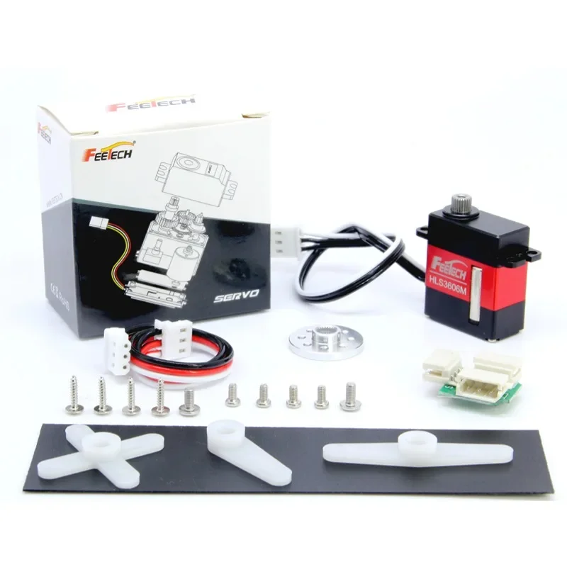 6KG HLS3606M Seriële Bus Servo 360 Graden Magnetische Encoder Hoog Koppel Metal Gear Coreless Motor Voor Robot Arm arm Armatuur DIY Onderdelen