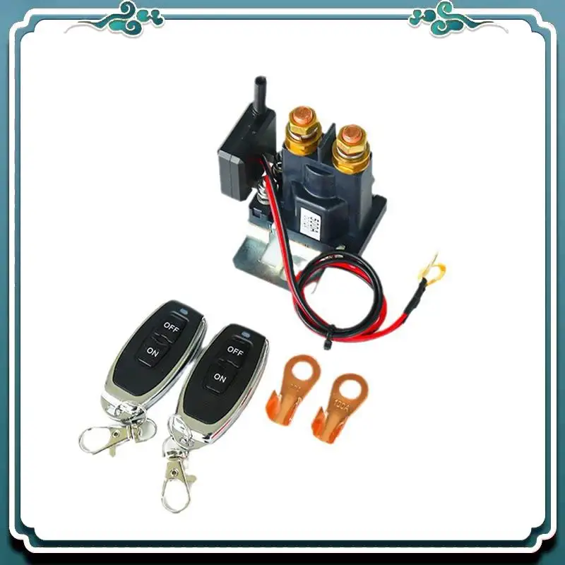 قسط البطارية عن بعد مفتاح فصل ترقية مفتاح التحكم عن بعد 12 فولت 500A لسيارة شاحنة RV مفتاح بطارية المعزل مع 2 Ke #2