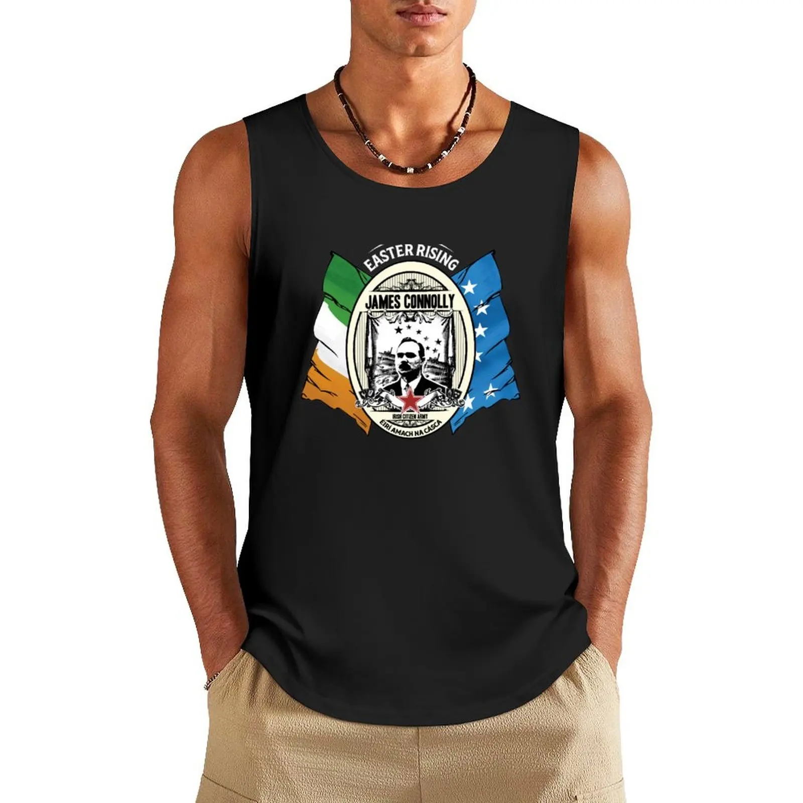 

James Connolly - Irish Citizen Army Tank Top men clothings t-shirt gym man Men's gym t-shirts