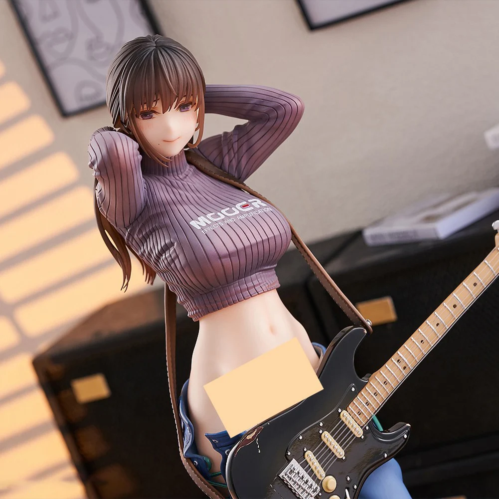 기타 MeiMei 쿨 카우보이 음악 소녀 인형 컬렉션 스탠딩 액션 피규어, 애니메이션 피규어 장난감 게임, 수집용 모델 선물, 22cm