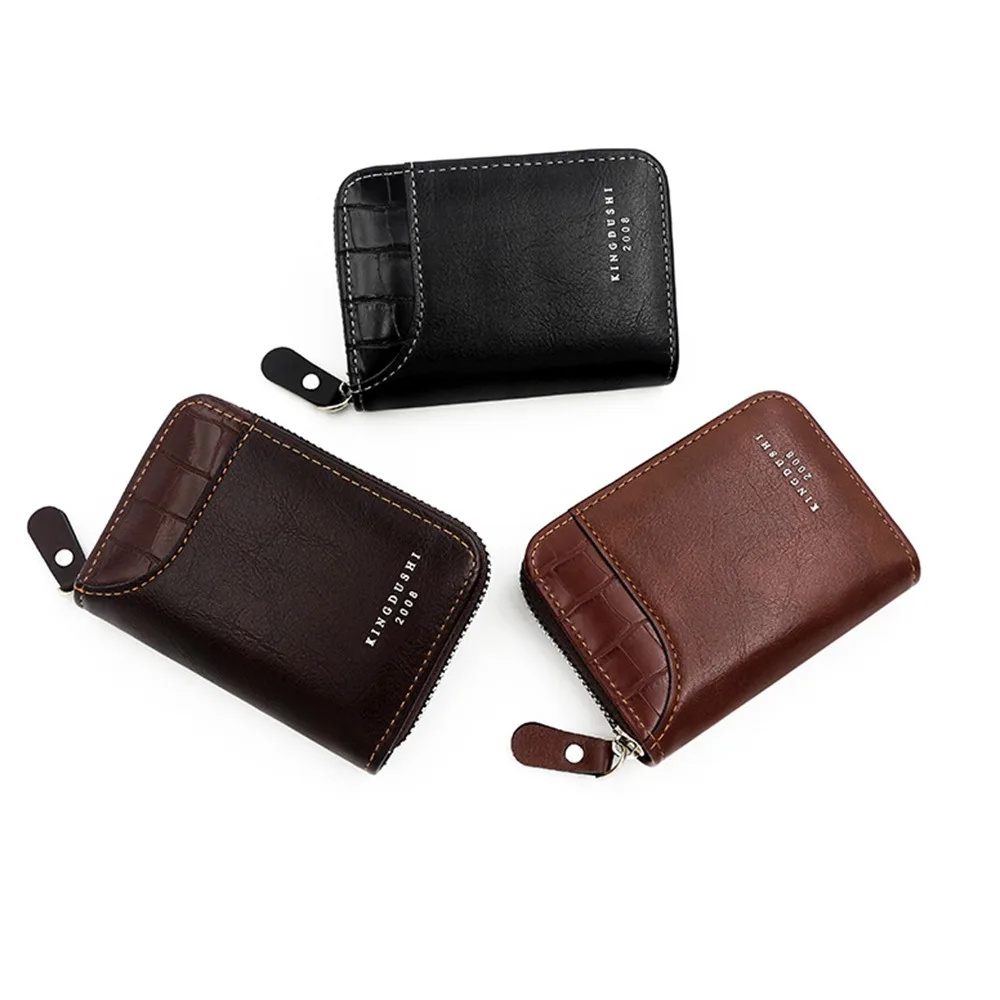

Stone Pattern PU Card Holder 11 Card Slots Multi Function Organ Card Case Large Capacity Vintage Male Coin Purse